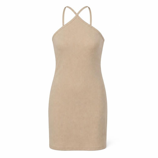 Pull&Bear Women's Beige Slip Dress Size 12