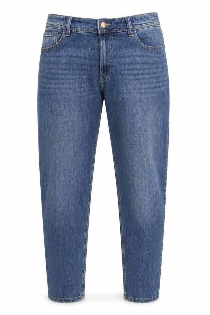 F&F Men's Blue Tapered Jeans, Size 34, Medium Wash