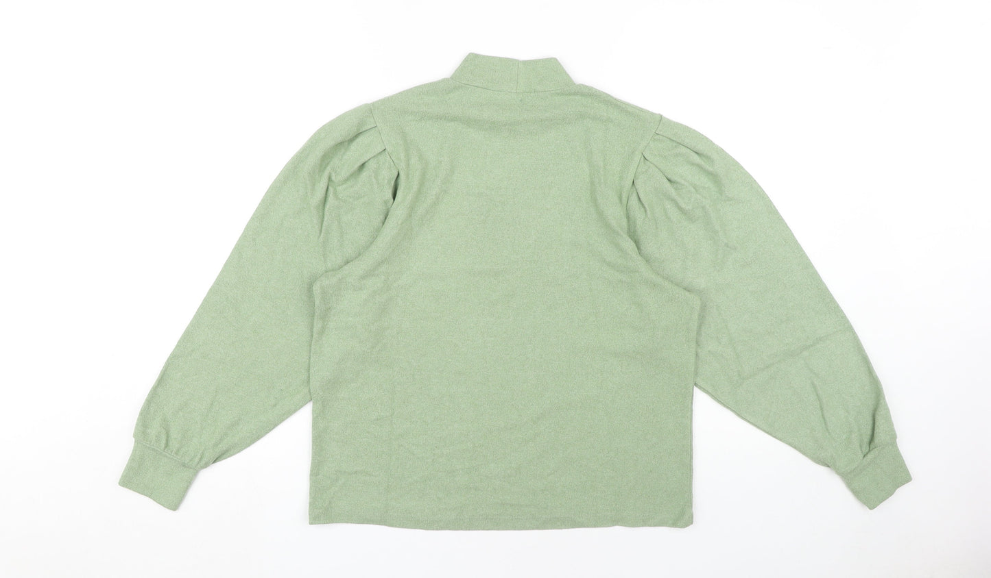 Stradivarius Women’s Green Mock Neck Jumper, Size 12