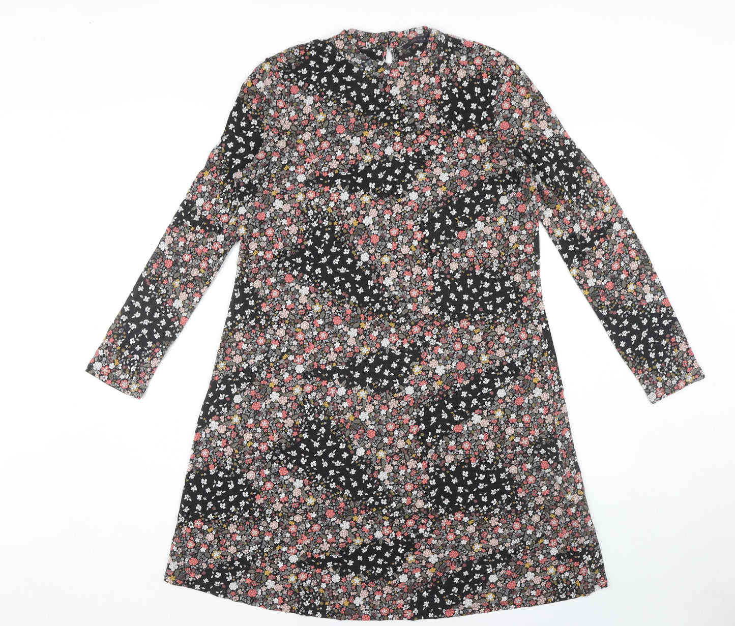 Marks & Spencer Floral Dress, Women's Long Sleeve, Size 14