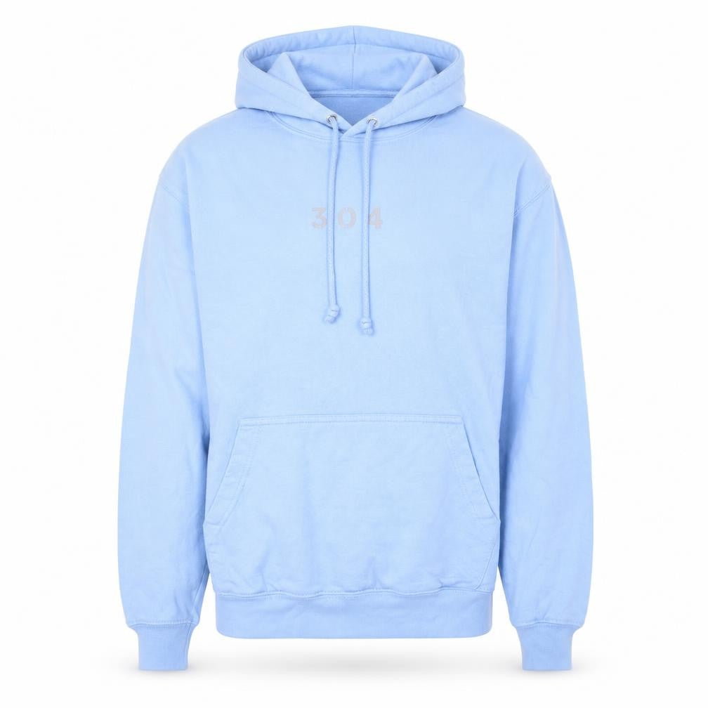 304 Men's Blue Pullover Hoodie - Size S