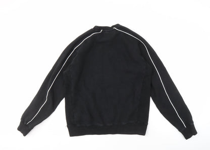 Back view of Fila men’s black pullover sweatshirt s