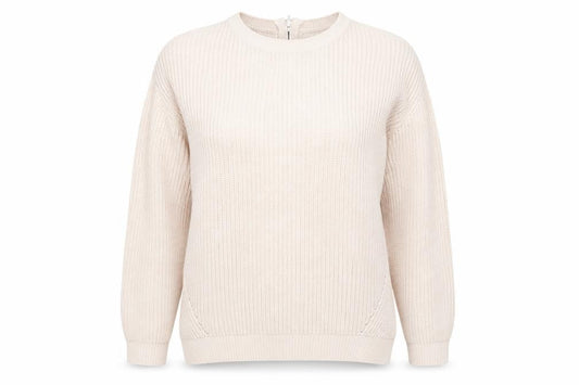 Wallis Women's Beige Crew Neck Jumper Size L