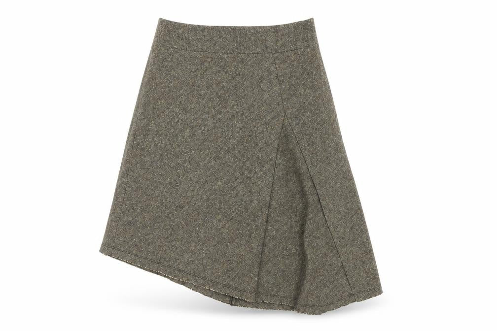 Per Una Women's Brown Wool Knee Length Skirt Size 10