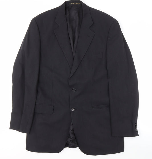 Marks and Spencer Men's Grey Blazer 40 Long Jacket