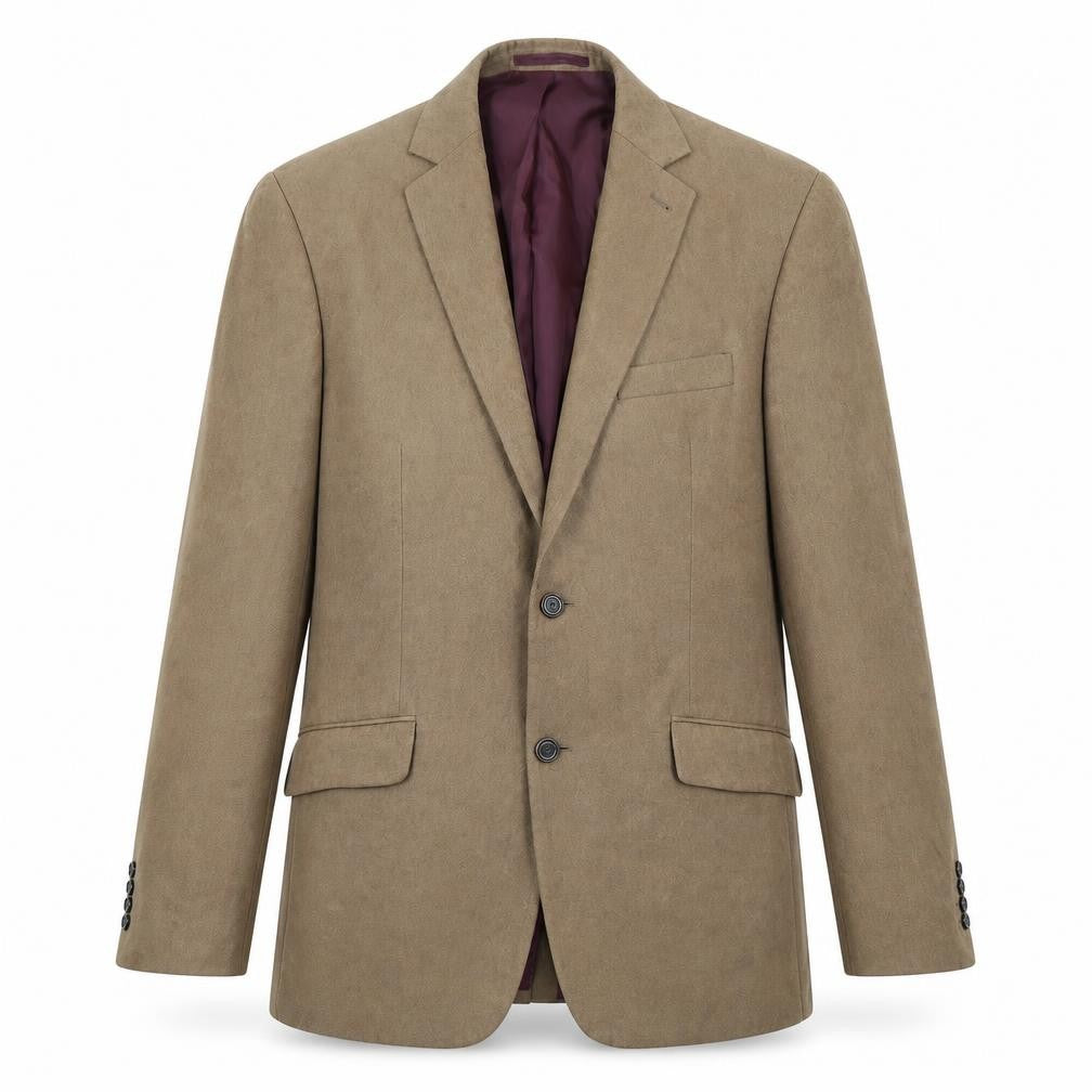 Jack Reid Men's Brown 40 Long Regular Fit Blazer