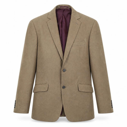 Jack Reid Men's Brown 40 Long Regular Fit Blazer