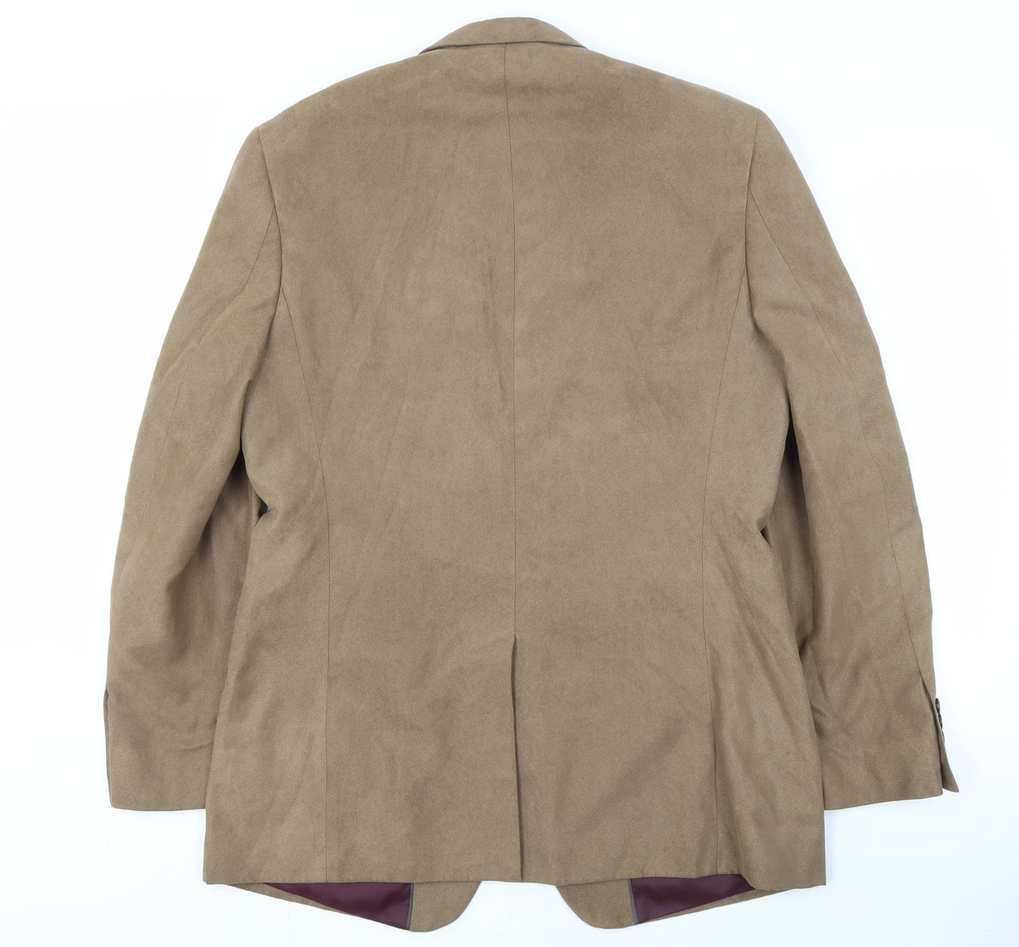 Jack Reid Men's Brown 40 Long Regular Fit Blazer
