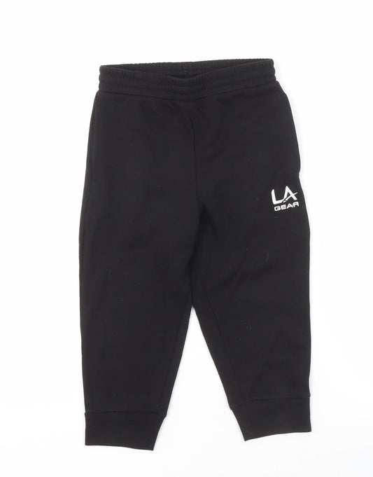 LA Gear Girls Black Sweatpants - Size 10 Years