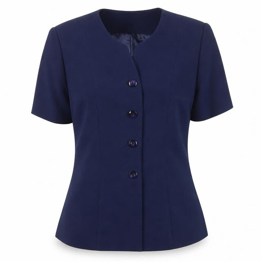 Kasper Women's Blue Blazer Size 10, Short Sleeve