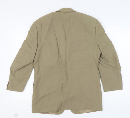 Austin Reed Men's Beige Blazer, 38 Short, Single-Breasted