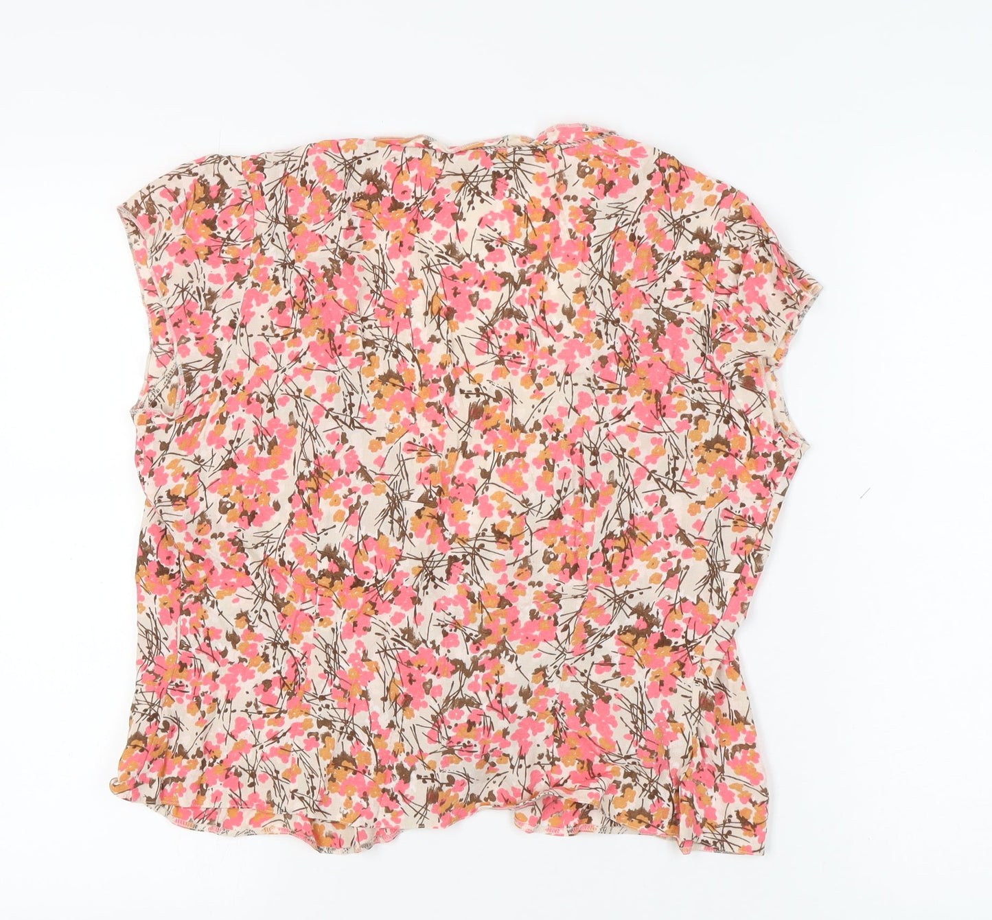 Marks and Spencer Women's Floral Wrap Blouse, Size 14