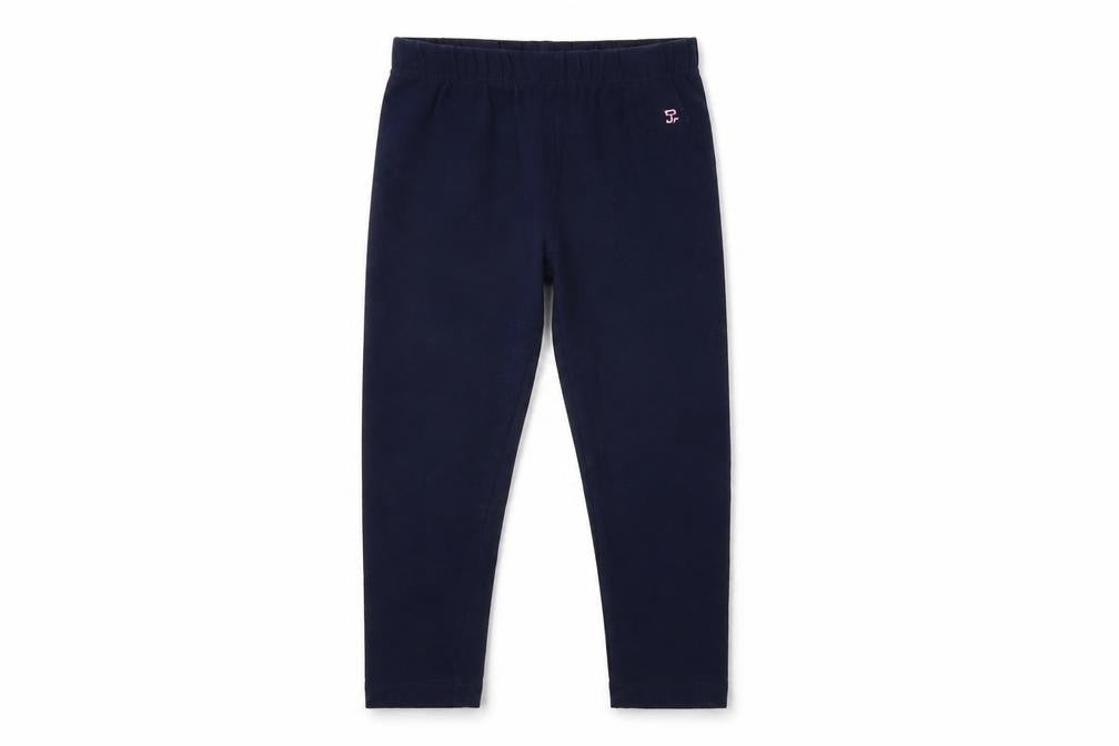 DKNY Girls Blue Ankle Leggings 4 Years Cotton Elastane