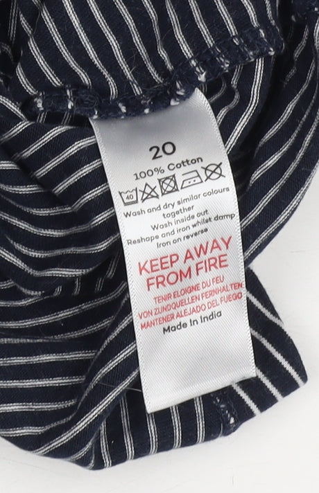 Bonmarché Women's Black Striped Top Size 20