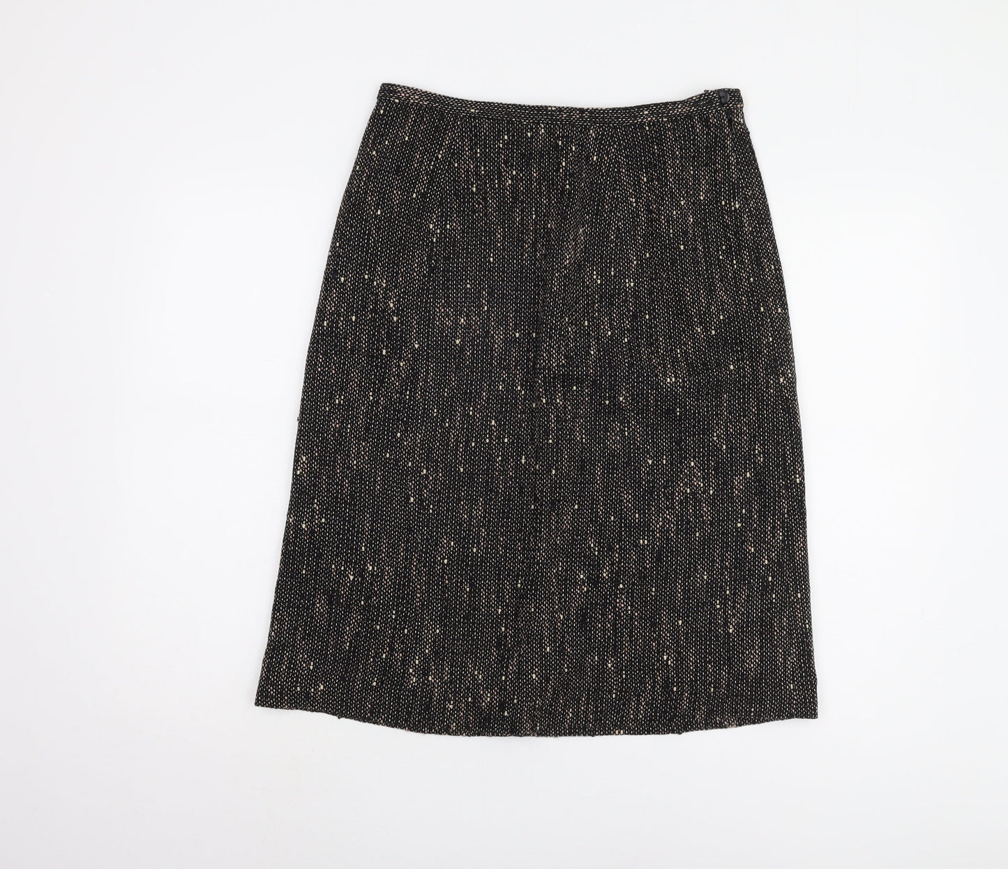 Viyella Women's Black Petite Skirt UK 10