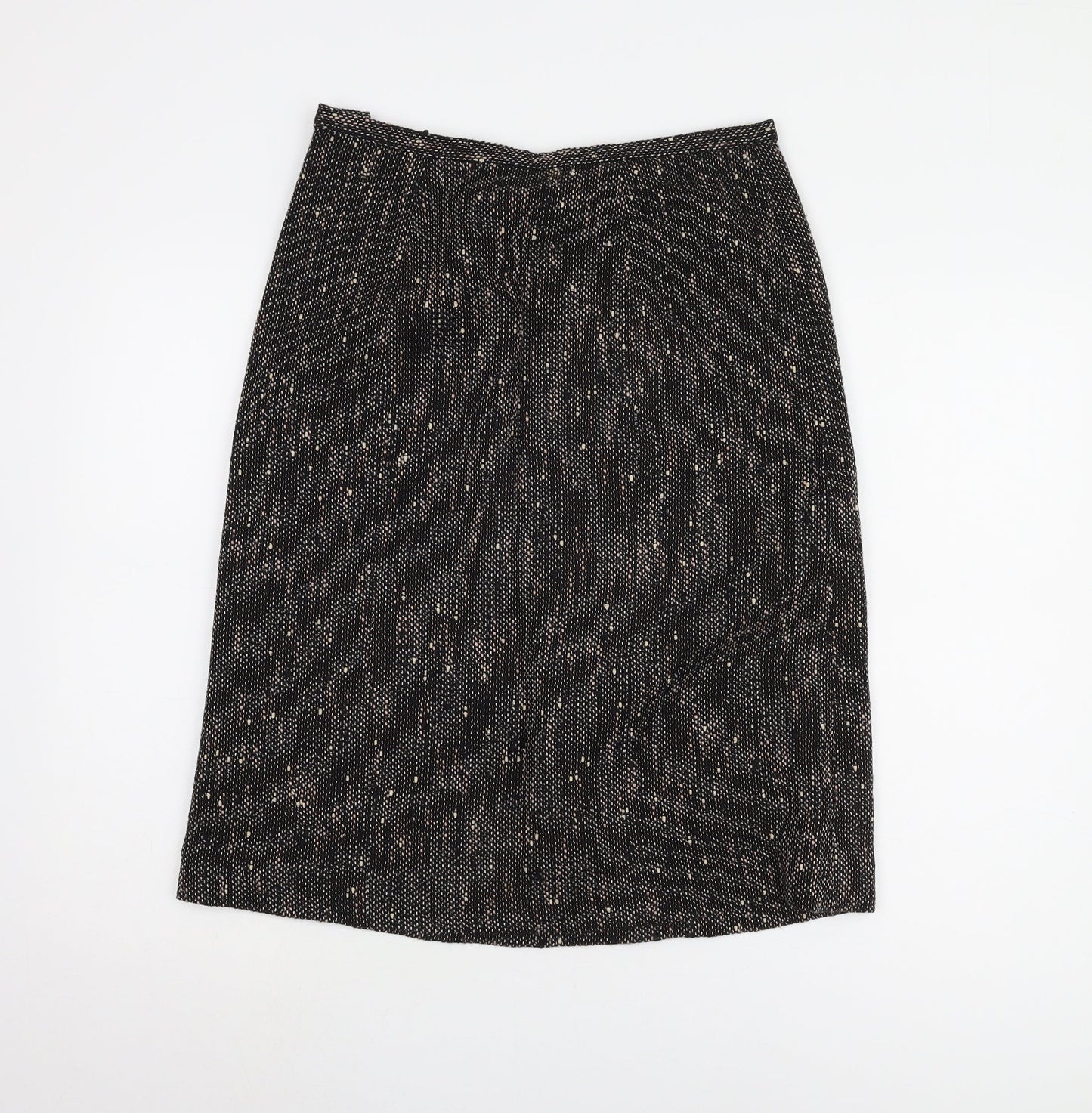 Viyella Women's Black Petite Skirt UK 10