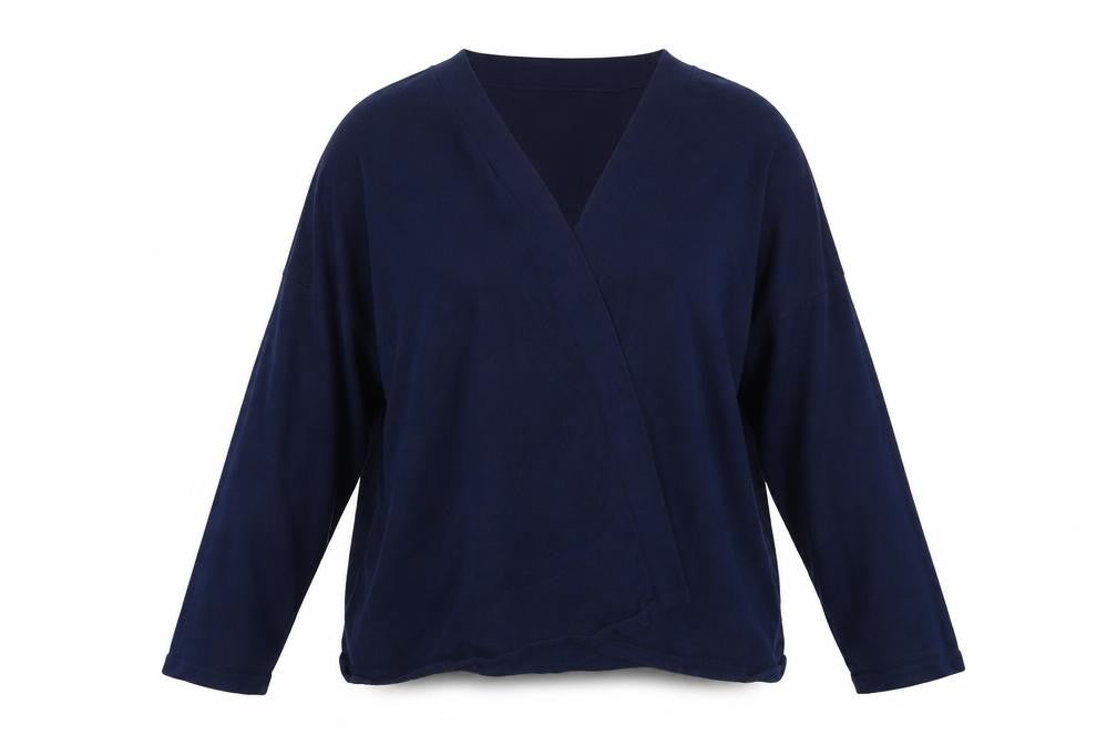 Capsule Women's Blue V-Neck Long Sleeve Jumper Size 16/18