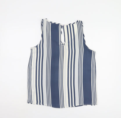 Back view of Jacqueline de Yong Women's Striped Tank Top, size 8
