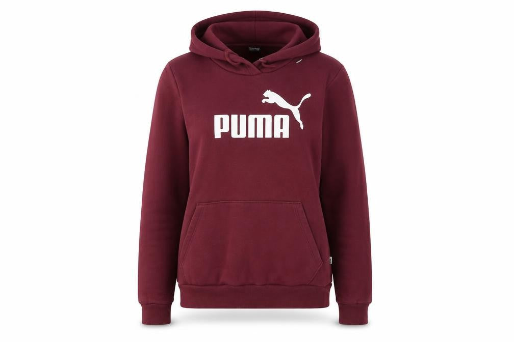 Puma Unisex Red Pullover Hoodie M Casual