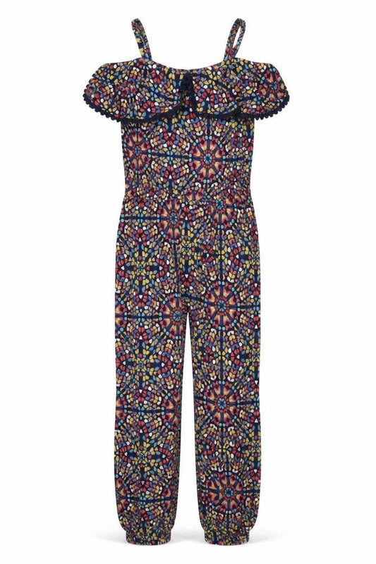 Mandaray Girls' Multicoloured Jumpsuit 11-12 Years