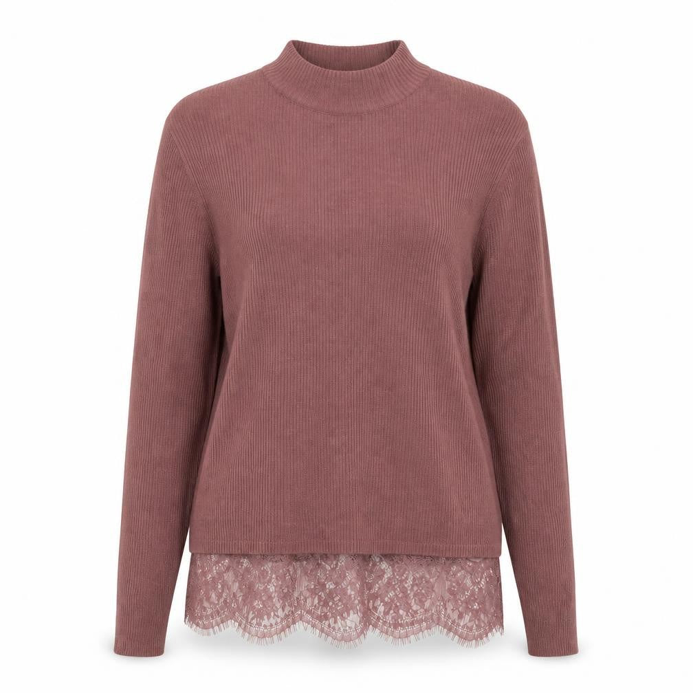 Jacqueline de Yong Women's Purple Knit Pullover Jumper - S