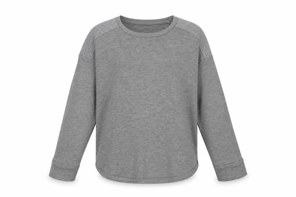 DKNY Women's Grey Sweatshirt, L, Crew Neck