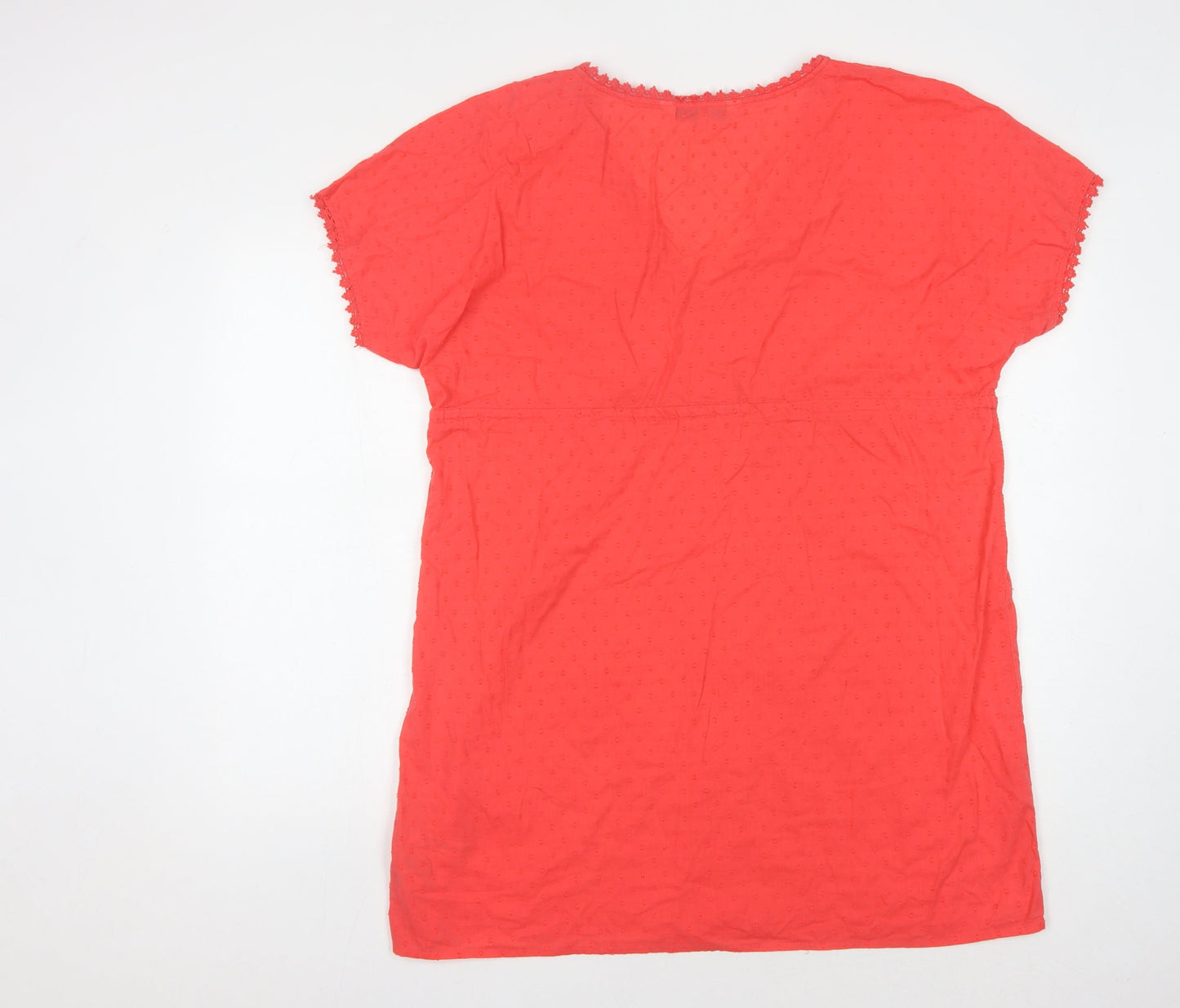 Debenhams Women's Red V-Neck Top Size 18 Casual