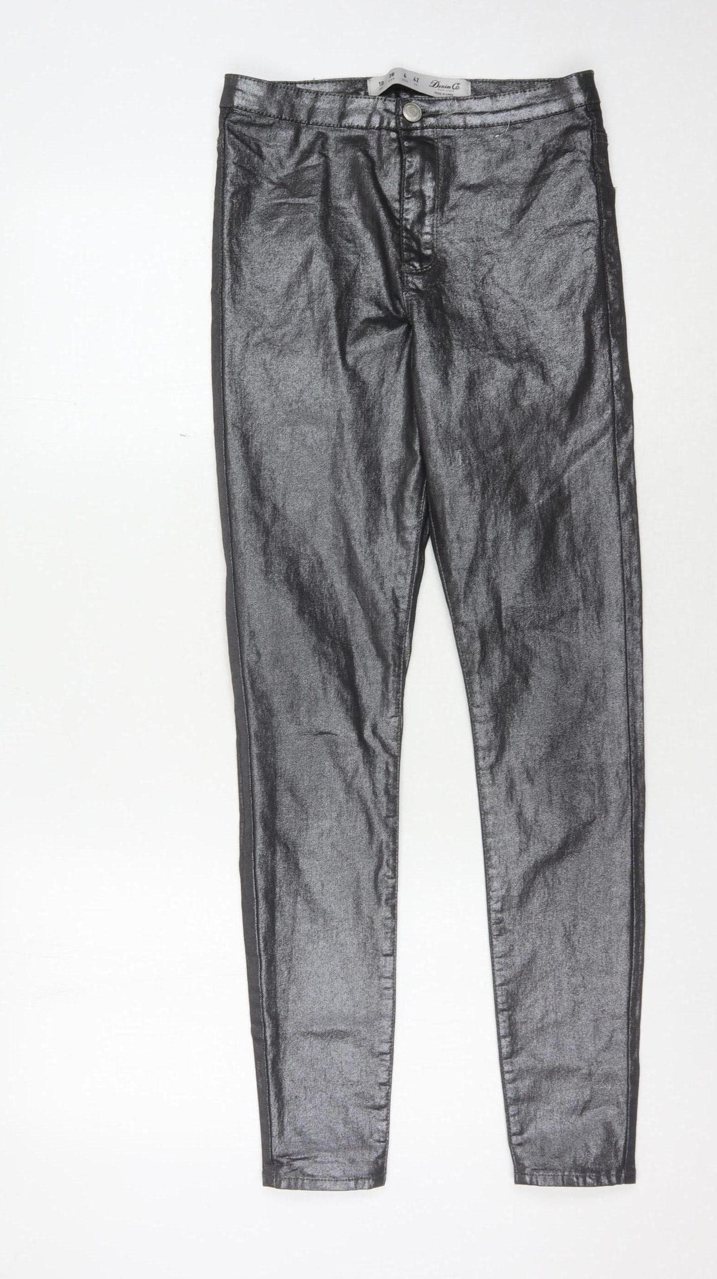 Denim Co. Women's Black Skinny Jegging, Size 10