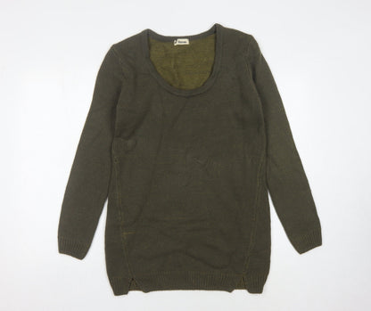 Tezenis Women's Green Pullover Jumper, Size M
