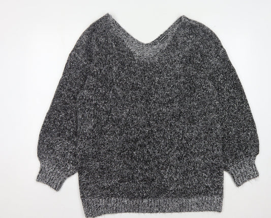 RAINBOW Women's Grey Jumper L Acrylic Polyester