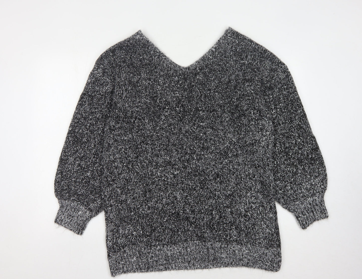 RAINBOW Women's Grey Jumper L Acrylic Polyester