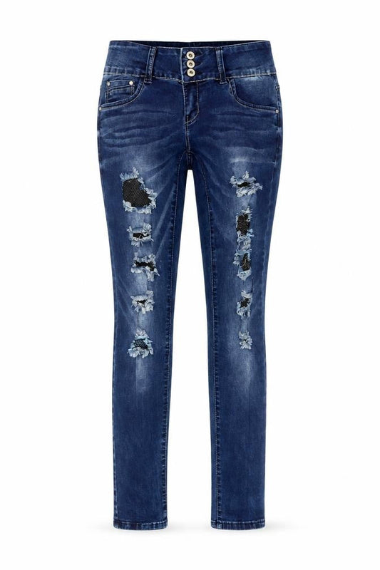 Redseventy Women's Blue Skinny Jeans Size 14