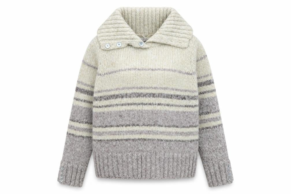 Berketex Women's Grey Striped Pullover Jumper 14