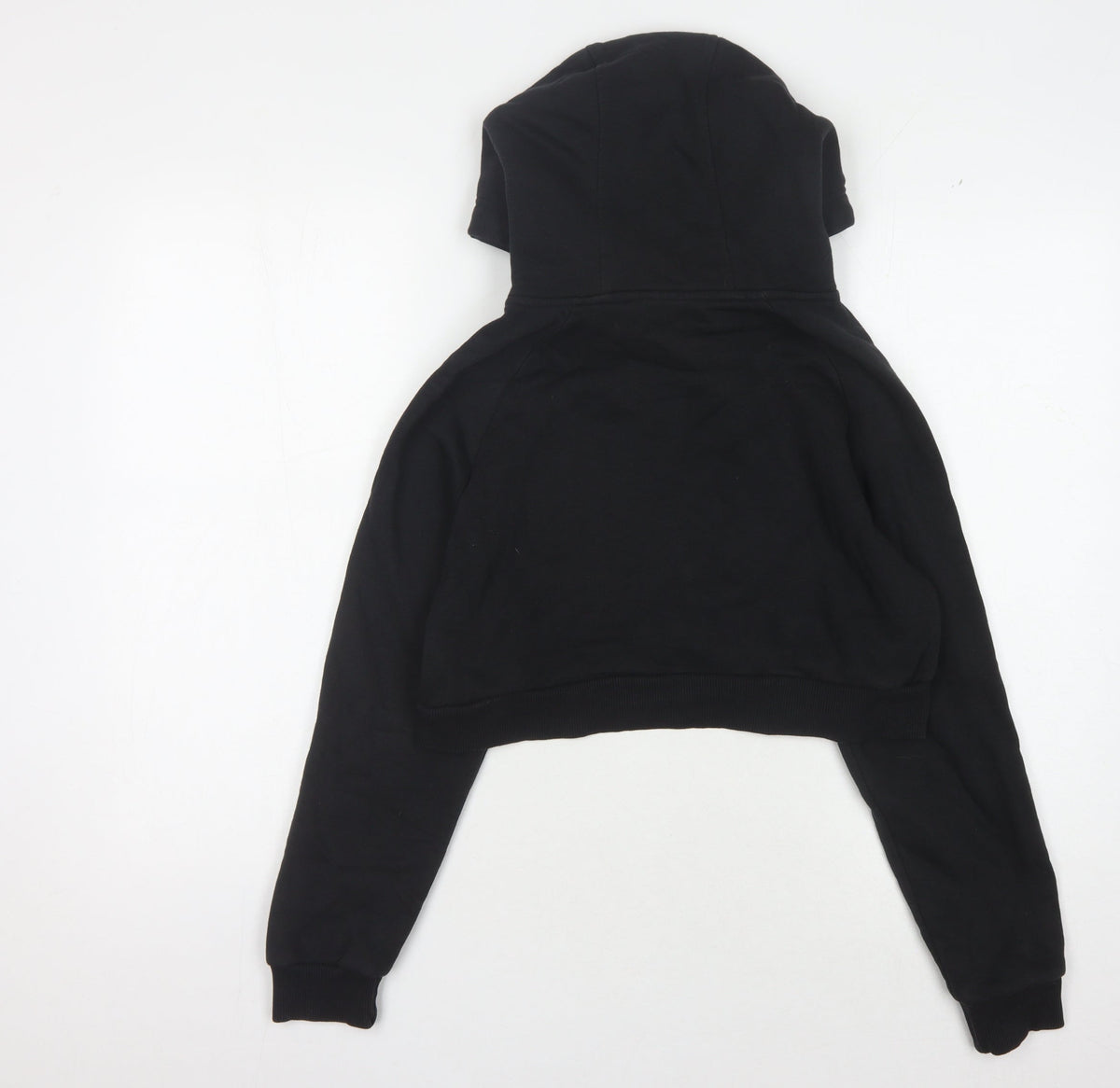 Firetrap Girls Black Hoodie with Logo, Size S