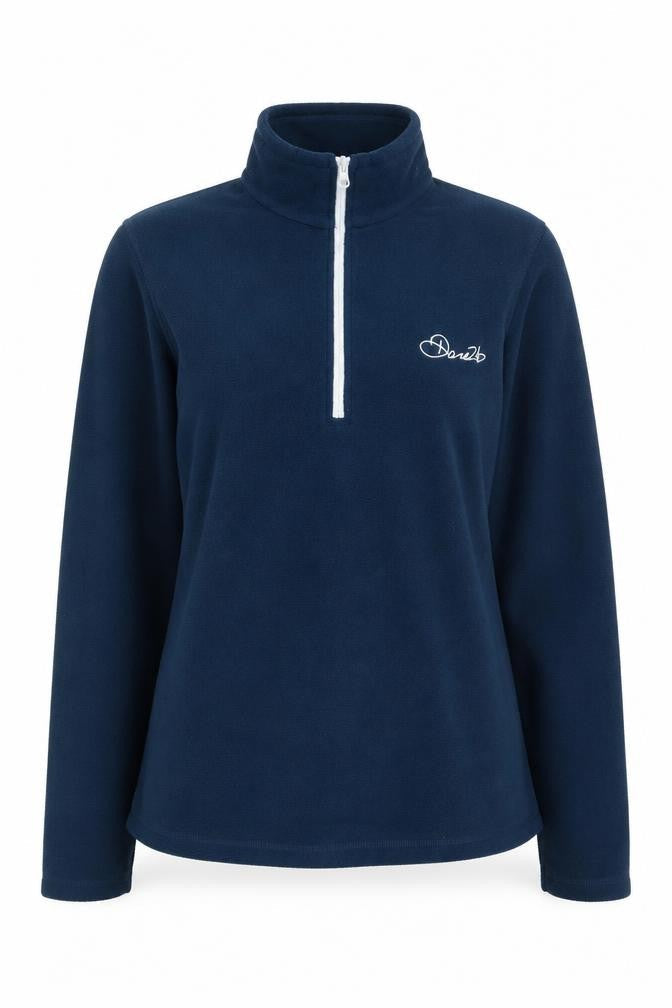 Dare2b Women's Blue Sweatshirt, Size 10, High Neck, Zip