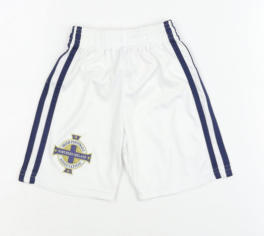 Adidas Boys White Football Shorts 2 Years Athletic