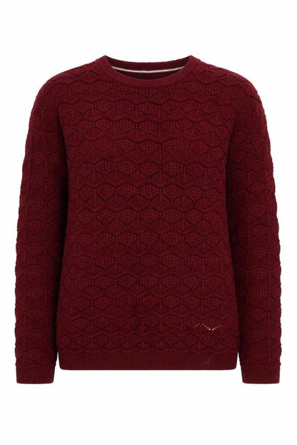 Kangol Women's Red Crew Neck Pullover Jumper M