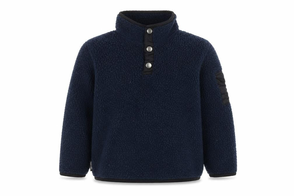 Regatta Boys Blue Fleece Henley Sweatshirt 8 Years