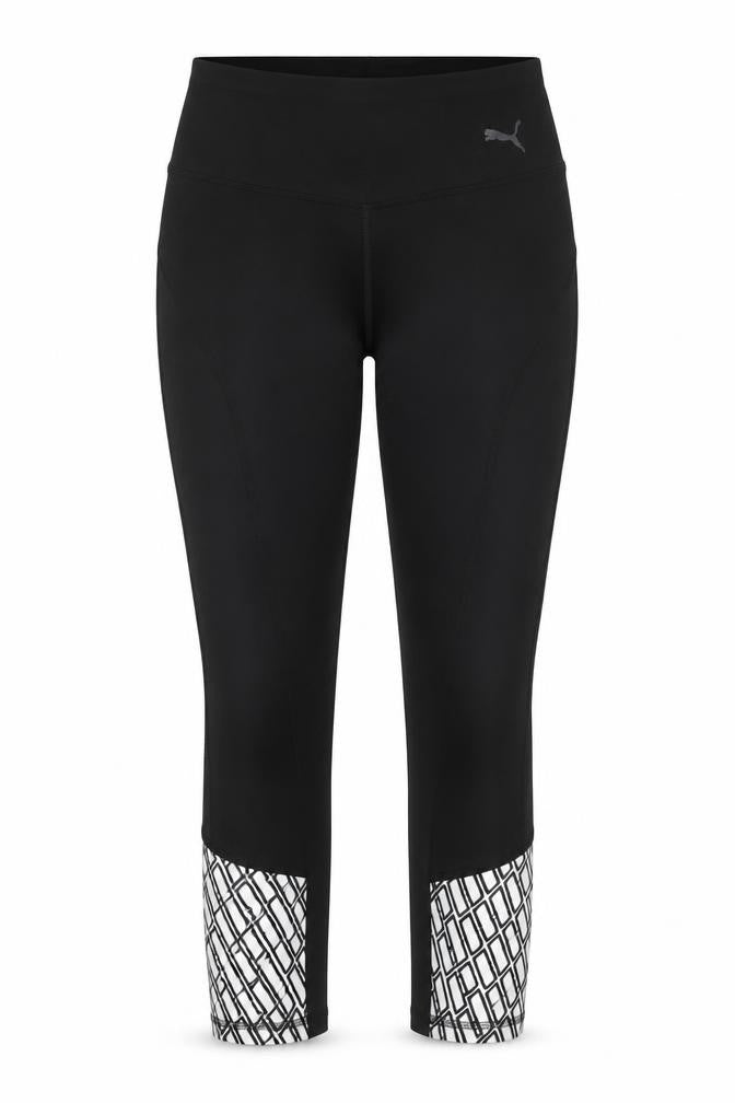 Puma Women's Black Cropped Leggings - Size S