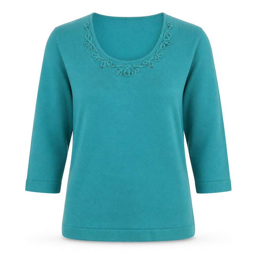 Eastex Women's Green Pullover Jumper, Size 10