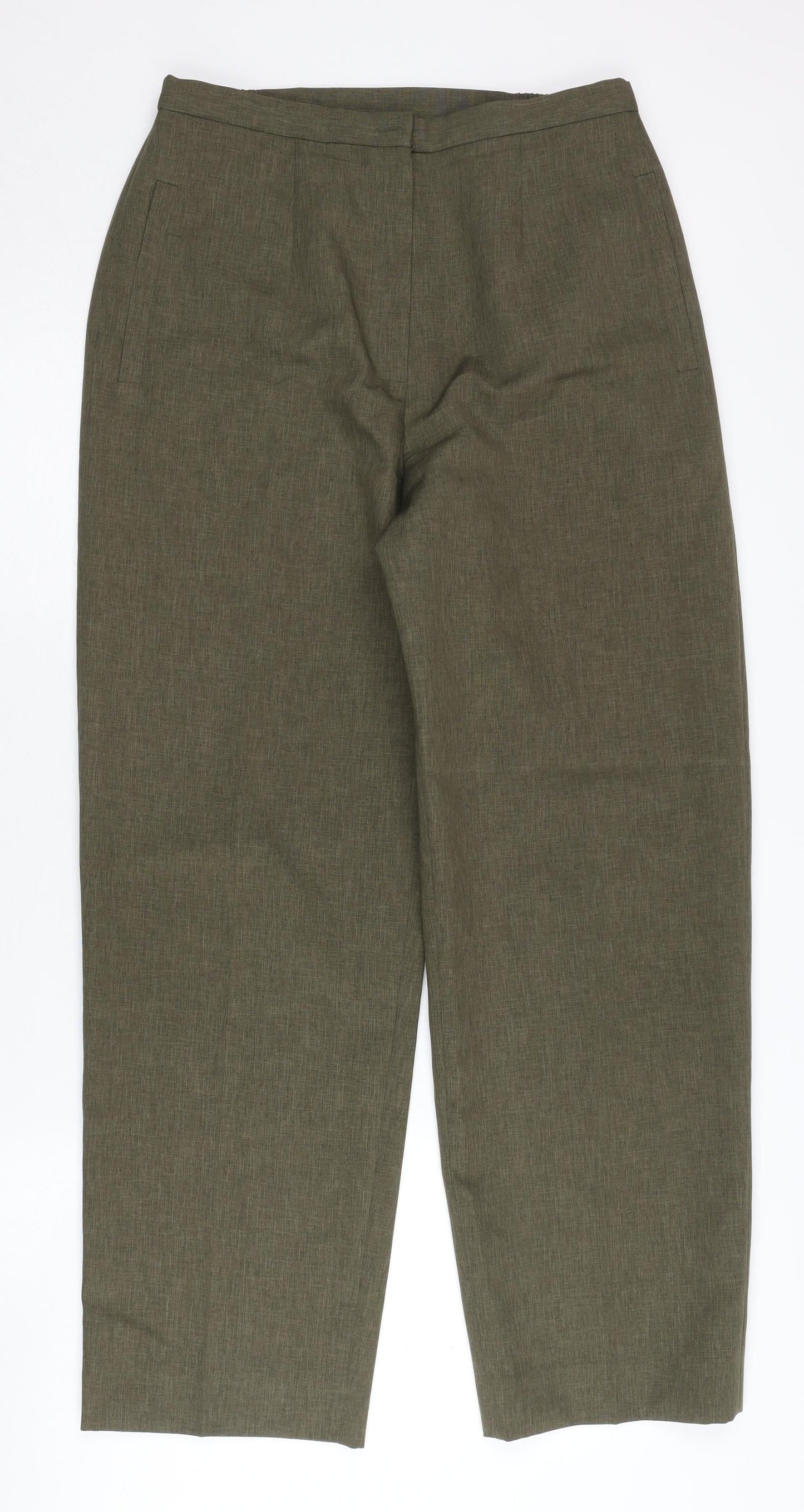 Eastex Women's Green Trousers - Size 17 Regular Fit