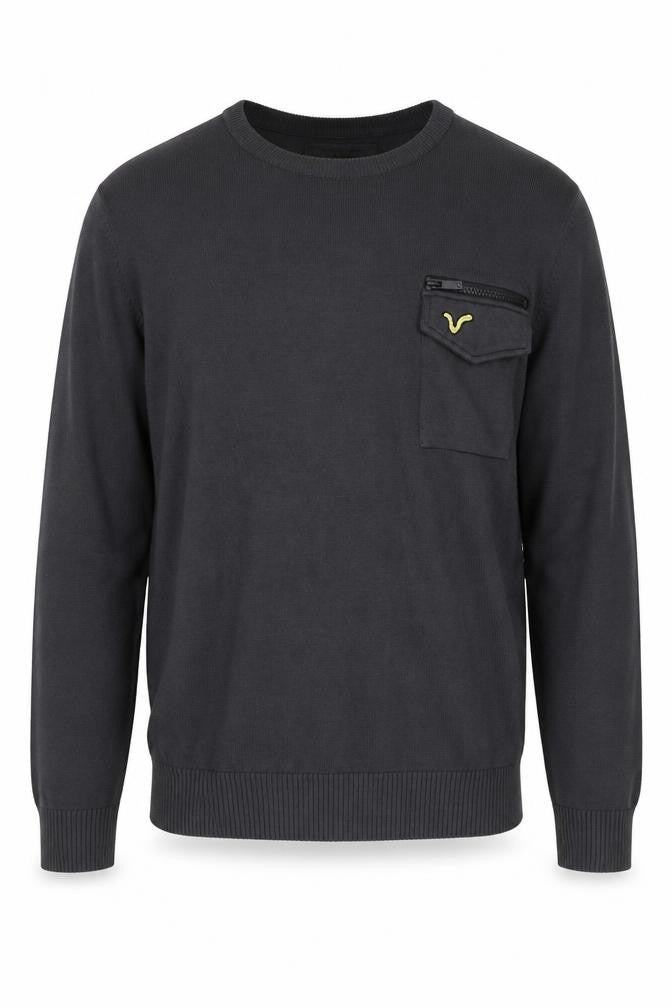 VOI Jeans Co. Men's Black Pullover Jumper, M, Casual