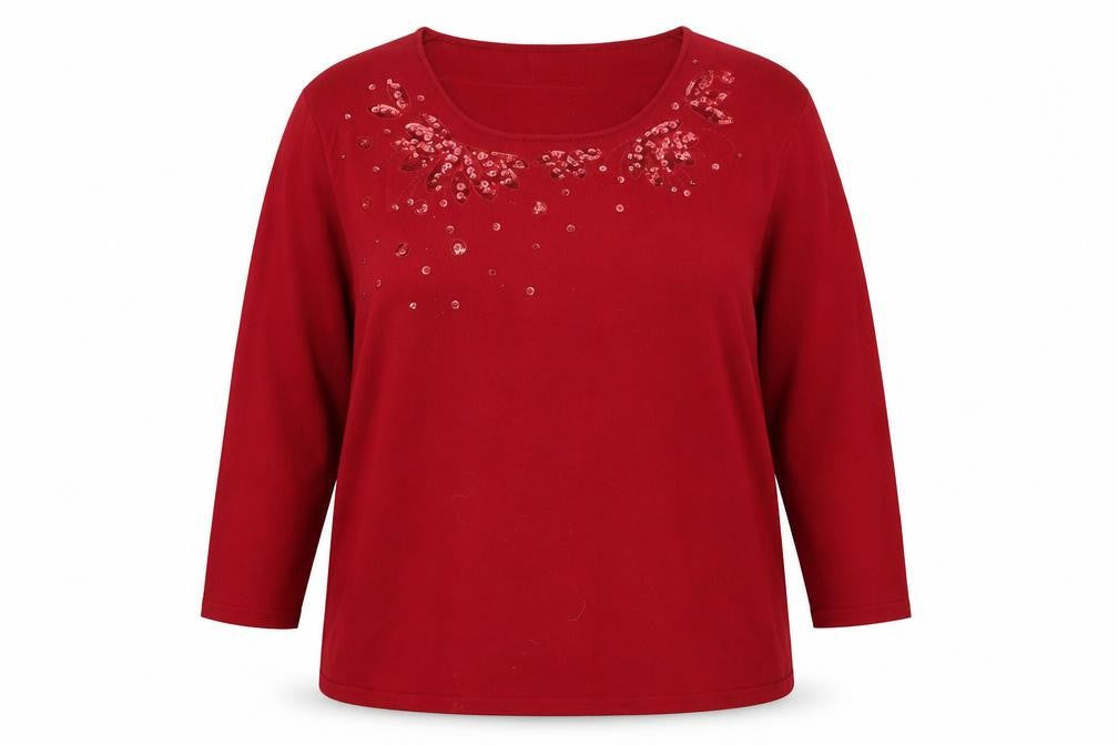 Eastex Women's Red Pullover Jumper Size 18