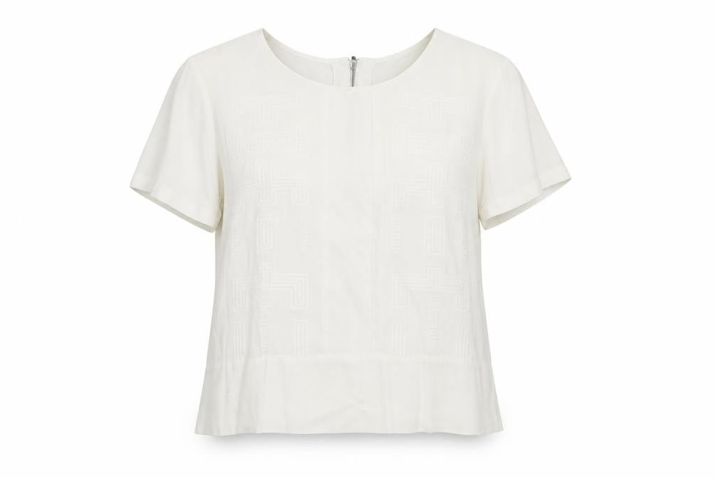 Comptoir des Cotonniers Women's White Blouse Size 10