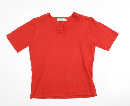 Additional front view of Honor Millburn Women's Red Jumper, size 10
