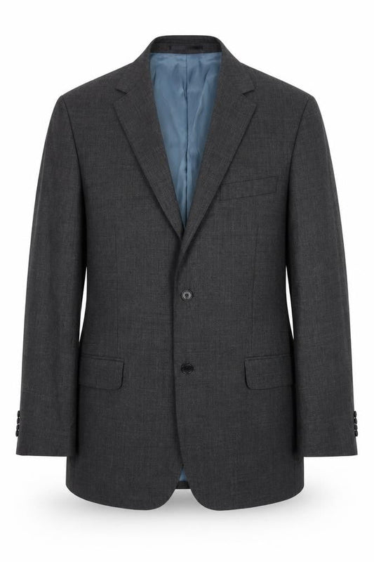 T.M. Lewin Men's Grey Wool Blazer Jacket 43R