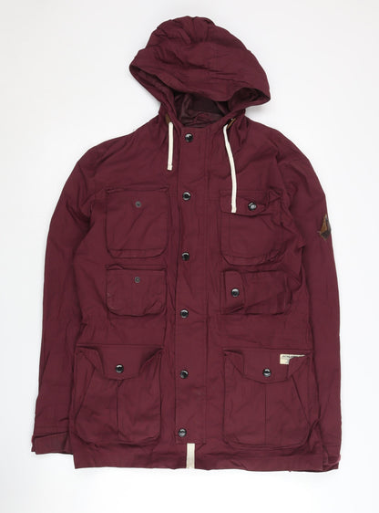 Jack & Jones Men's Red Anorak Jacket, Size S