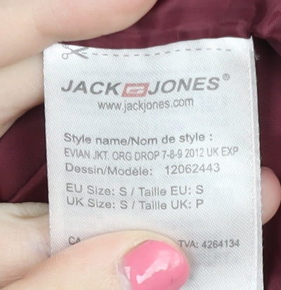 Jack & Jones Men's Red Anorak Jacket, Size S