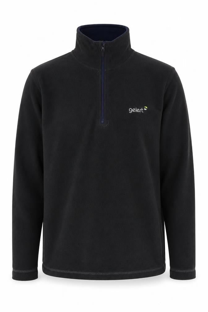 Gelert Men's Black Fleece 1/2 Zip Sweatshirt S