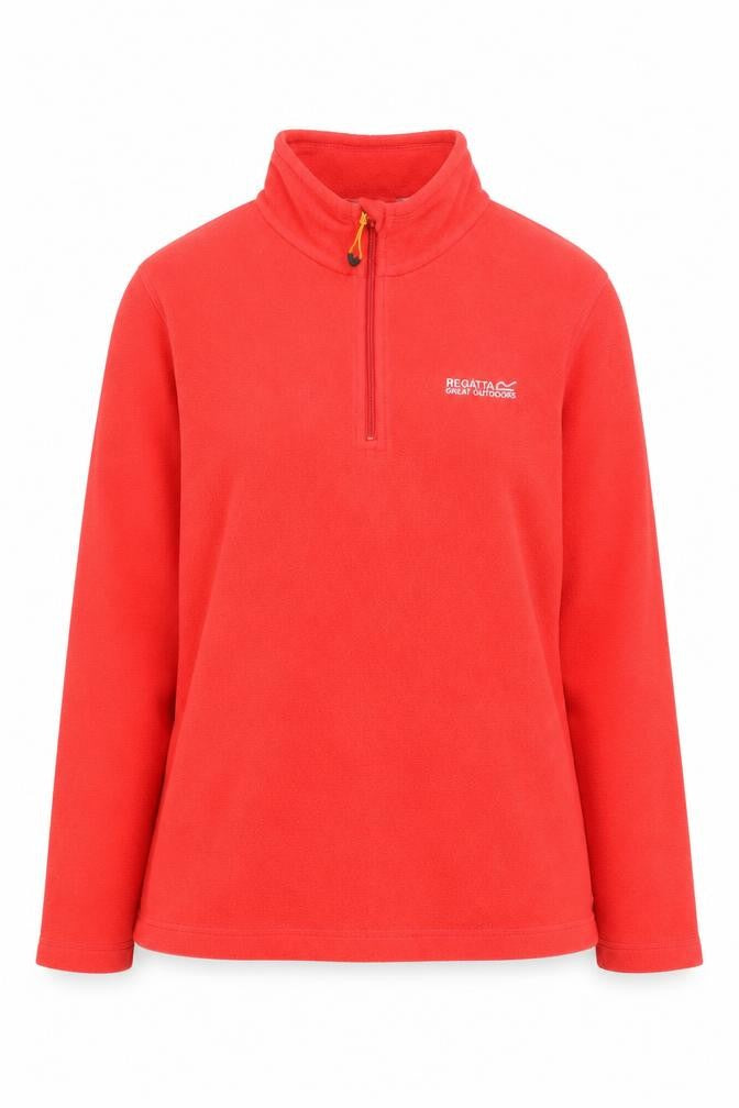 Regatta Women's Red Fleece Pullover Sweatshirt Size 12